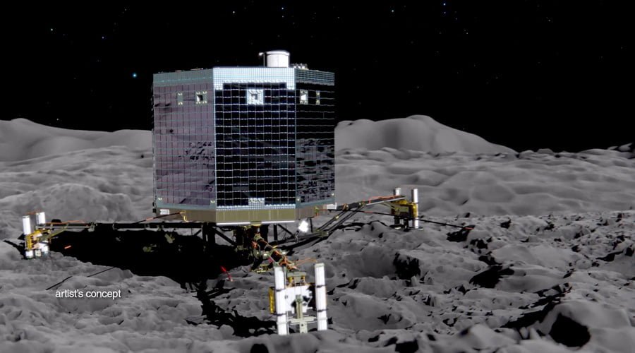NOVEMBRO - PHILAE POUSOU