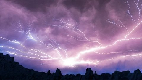 Tempestade de raios