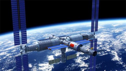 Concepção artística da Tiangong