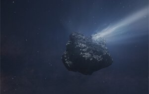 Concepção artística do cometa C/2014 UN271