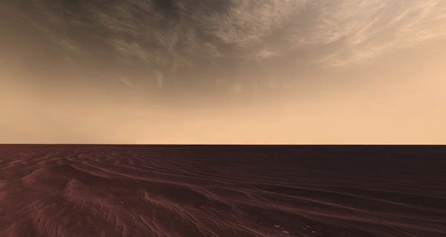 Céu marciano. Foto: NASA/JPL/Cornell Céu marciano. Foto: NASA/JPL/Cornell