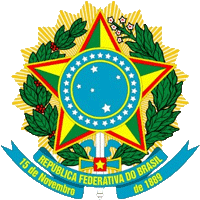 As armas nacionais são um dos símbolos oficiais da República Federativa do Brasil Brasão de Armas do Brasil