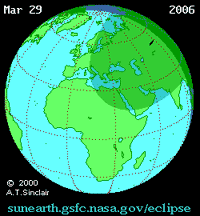 Fim do eclipse de 29/mar/2006 Fim do eclipse