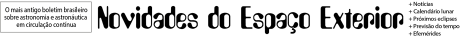 Novidades do Espaço Exterior