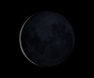 A Lua, hoje Aspecto da Lua