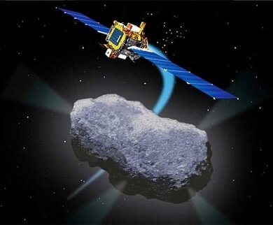 Sonda Contour e um cometa Arquivo histórico